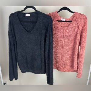 Cozy pink Lily sweater bundle